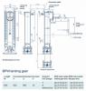 BPW 0237104301K 02.3710.43.01.K_опора полуприцепа! правая с редуктором, L=850mm, стопа-S/