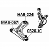 FEBEST 0320-JC Опора шаровая HONDA LIFE JC1/JC2 2008-2014 0320-JC