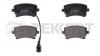 ZEKKERT BS-1179 Колодки торм.диск. зад
