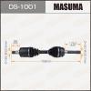 MASUMA DS1001 Привод Toyota LAND CRUISER 100 / UZJ100, HDJ100 Masuma