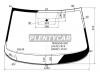 AGC 7816AGSVWZ Стекло лобовое (Молдинг) Skoda Octavia 12-20