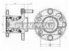 NTN HUB350T-2 Ступичный узел RR MAZDA DEMIO DE3FS, DE3AS, DE5FS 07-