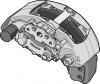 KNORR BREMSE K031680 Тормоз дисковый левый 54901 (суппорт)