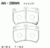 AKEBONO AN-298WK Тормозные колодки дисковые