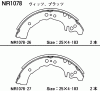 AKEBONO NR1078 Тормозные колодки барабанные
