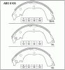 ALLIED NIPPON ABS0105 Колодки барабанные