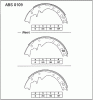 ALLIED NIPPON ABS0109 ABS0109 колодки барабанные AN