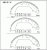 ALLIED NIPPON ABS0110 Колодки барабанные