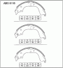 ALLIED NIPPON ABS0118 ABS0118 колодки барабанные AN