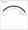 ALLIED NIPPON ABS1022 Колодки барабанные