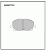ALLIED NIPPON ADB01132 Колодки передние
