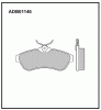ALLIED NIPPON ADB01146 Adb01146 колодки тормозные дисковые allied nippon