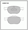 ALLIED NIPPON ADB01165 Колодки передние