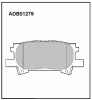 ALLIED NIPPON ADB01279 Колодки задние