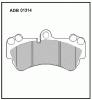 ALLIED NIPPON ADB01314 Колодки передние