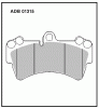ALLIED NIPPON ADB01315 Adb01315 колодки тормозные дисковые allied nippon