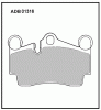 ALLIED NIPPON ADB01316 Колодки задние