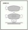 ALLIED NIPPON ADB0134 Колодки дисковые