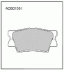 ALLIED NIPPON ADB01581 Колодки дисковые