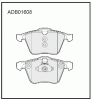 ALLIED NIPPON ADB01608 Колодки передние