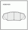 ALLIED NIPPON ADB01625 Колодки дисковые