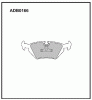 ALLIED NIPPON ADB0166 Колодки задние