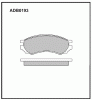 ALLIED NIPPON ADB0193 Колодки передние