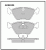 ALLIED NIPPON ADB0358 Колодки передние