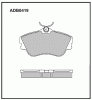 ALLIED NIPPON ADB0419 Колодки дисковые