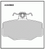 ALLIED NIPPON ADB0442 Колодки задние