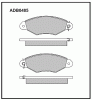 ALLIED NIPPON ADB0485 Колодки дисковые
