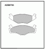 ALLIED NIPPON ADB0703 ADB0703 Колодки AN