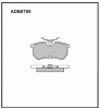 ALLIED NIPPON ADB0705 Колодки дисковые