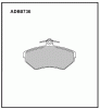 ALLIED NIPPON ADB0736 ADB0736 Колодки AN