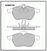 ALLIED NIPPON ADB0749 Колодки передние