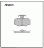 ALLIED NIPPON ADB0878 Колодки тормозные дисковые