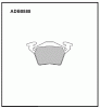 ALLIED NIPPON ADB0888 Колодки дисковые