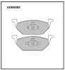 ALLIED NIPPON ADB0889 ADB0889 Колодки AN
