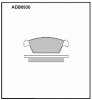 ALLIED NIPPON ADB0930 Колодки передние
