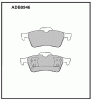 ALLIED NIPPON ADB0946 Колодки задние