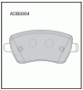 ALLIED NIPPON ADB0984 Колодки дисковые