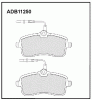 ALLIED NIPPON ADB11250 Колодки передние