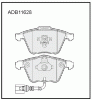 ALLIED NIPPON ADB11628 Колодки дисковые