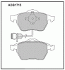 ALLIED NIPPON ADB1715 Колодки передние