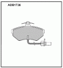 ALLIED NIPPON ADB1736 Колодки дисковые