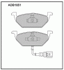 ALLIED NIPPON ADB1851 Колодки передние