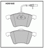 ALLIED NIPPON ADB1885 Колодки передние