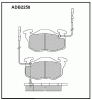 ALLIED NIPPON ADB2258 Колодки дисковые