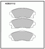 ALLIED NIPPON ADB31112 Колодки передние