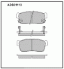 ALLIED NIPPON ADB31113 Колодки передние